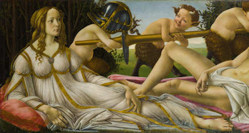 Venus y Marte de Sandro Botticelli