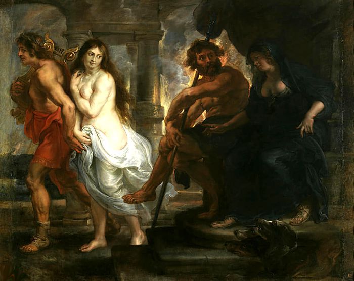 Orfeo y Euridice Rubens