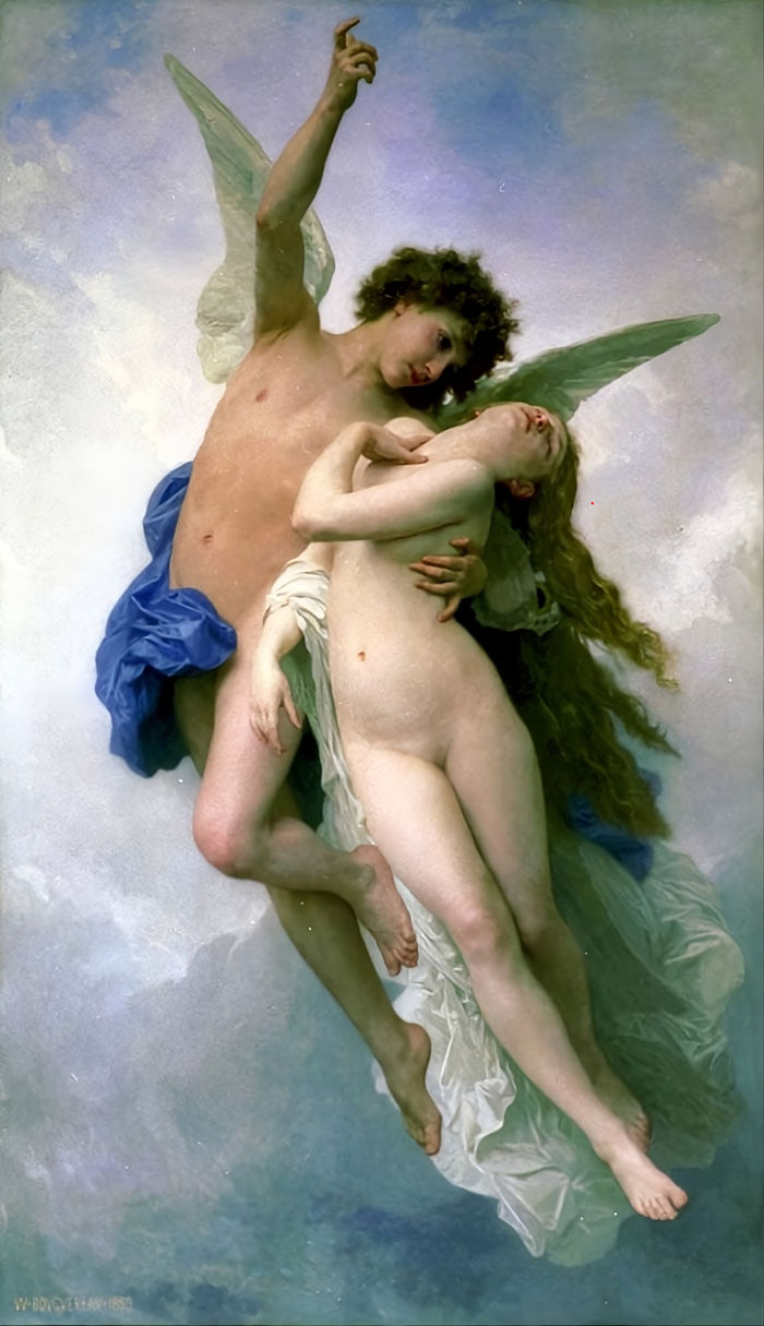 psique y cupido bouguereau