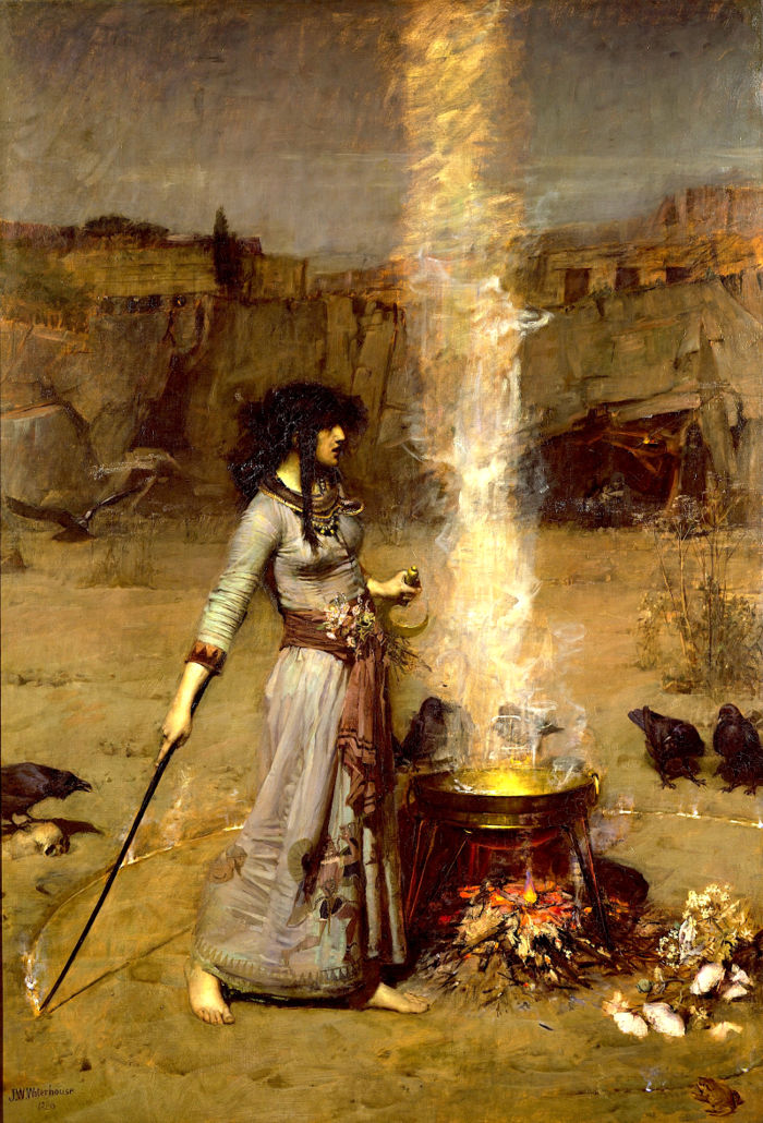 The Magic Circle John William Waterhouse
