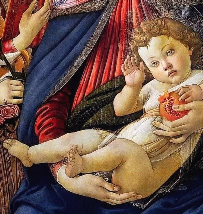 maria con nino angeles cantores botticelli 1