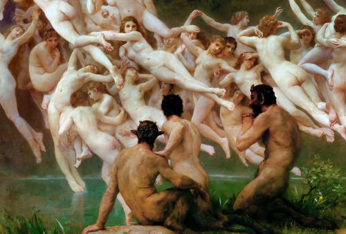 Las Oréades de Bouguereau