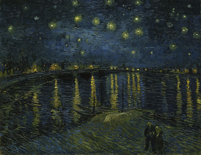 noche estrellada sobre el rodano van gogh2