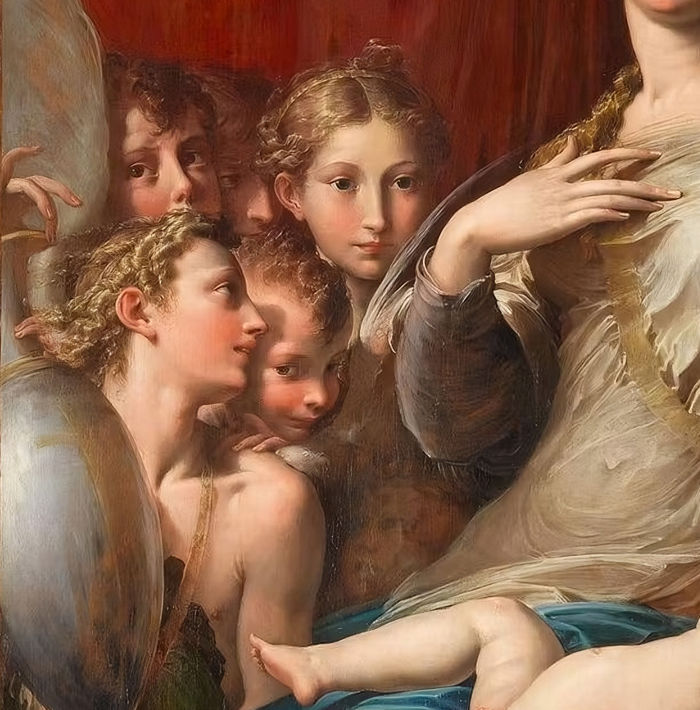 virgen cuello largo Parmigianino1