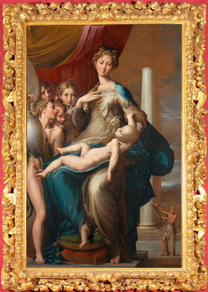 virgen cuello largo Parmigianino1