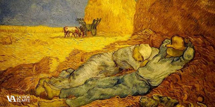 amarillos Vincent Van Gogh 1 La Siesta 1889