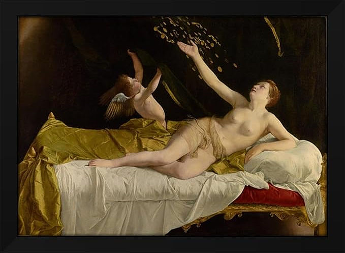 danae y la lluvia de oro orazio gentileschi